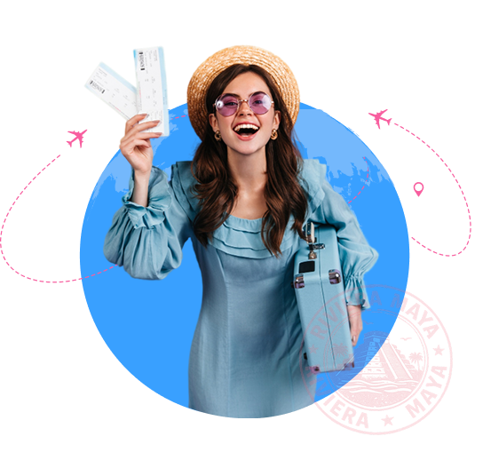 Mujer viajando con Hostech